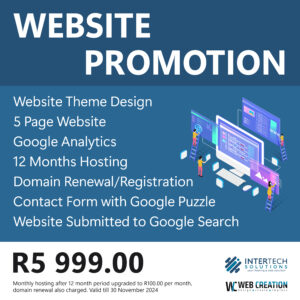 Website Design and Hosting in Port Elizabeth
